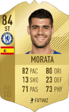 Multi Média Jeux Vidéo F I F A - Joueurs Cartes Espagne Alvaro Morata 