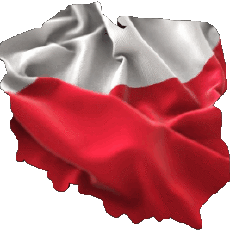 Flags Europe Poland Map 