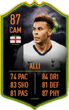 Multi Media Video Games F I F A - Card Players England Dele Alli 