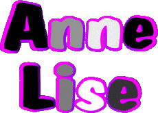 Prénoms FEMININ - France A Composé Anne Lise 