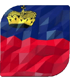 Banderas Europa Liechtenstein Plaza 