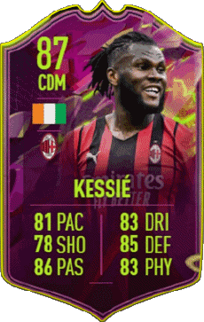 Multimedia Vídeo Juegos F I F A - Jugadores  cartas Costa de Marfil Franck Yannick Kessié 