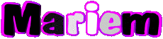 First Names FEMININE - Maghreb Muslim M Mariem 