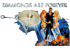Multi Média Cinéma International James Bond 007 Les Diamants sont éternels Logo Anglais 