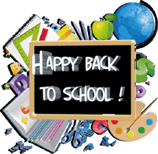Nachrichten Englisch Happy Back to School Transparenter Hintergrund 002 