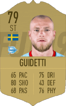 Multi Media Video Games F I F A - Card Players Sweden John Guidetti 