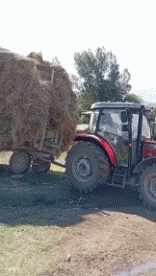 Humor -  Fun Transport Tractor Accident Fail 