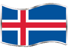 Drapeaux Europe Islande Rectangle 