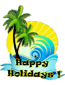 Nachrichten Englisch Happy Holidays Transparenter Hintergrund 25 