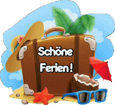 Messages German Schöne Ferien Transparent Background 09 