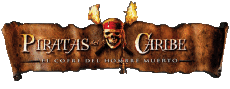 Multi Media Movies International Pirates of the Caribbean Dead Man's Chest Spanish Logo 