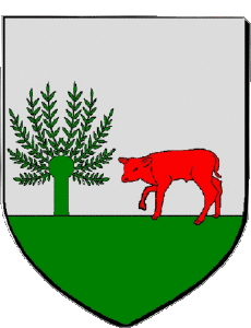 Banderas Francia Departamentos - Ciudades 30 VAUVERT 