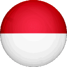 Fahnen Asien Indonesien Runde 