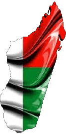 Flags Africa Madagascar Map 