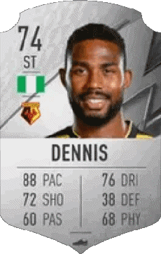 Multimedia Vídeo Juegos F I F A - Jugadores  cartas Nigeria Emmanuel Dennis 