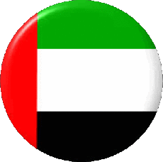Fahnen Asien Vereinigte Arabische Emirate Runde 