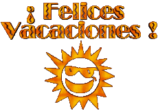 Messages Spanish Felices Vacaciones Transparent Background 04 