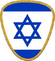 Bandiere Asia Israele Forma 01 