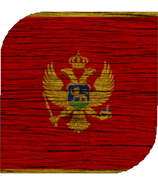 Bandiere Europa Montenegro Quadrato 
