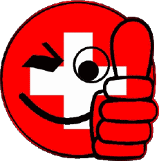 Drapeaux Europe Suisse Smiley - OK 