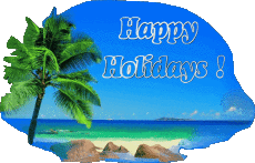 Messages English Happy Holidays Transparent Background 17 