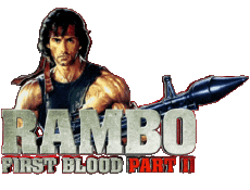 Multi Média Cinéma International Rambo Logo First blood part 2 