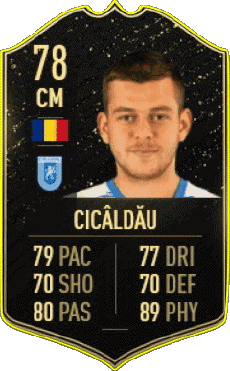 Multi Média Jeux Vidéo F I F A - Joueurs Cartes Roumanie Alexandru Cicaldau 