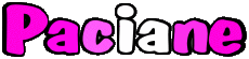 Prénoms FEMININ - France P Paciane 