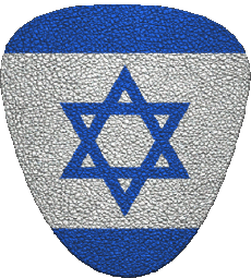 Drapeaux Asie Israël Forme 01 