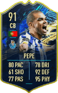 Multimedia Videogiochi F I F A - Giocatori carte Portogallo Képler Laveran Lima Ferreira -Pepe 