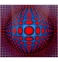 Humor -  Fun Künstler Maler Victor Vasarely 