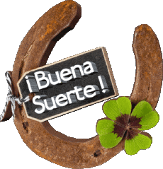 Messages Spanish Buena Suerte Transparent Background 02 