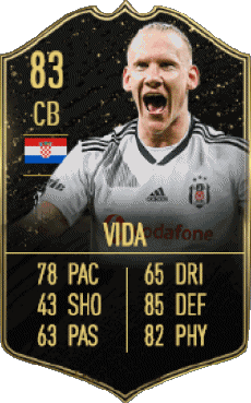 Multi Media Video Games F I F A - Card Players Croatia Domagoj Vida 