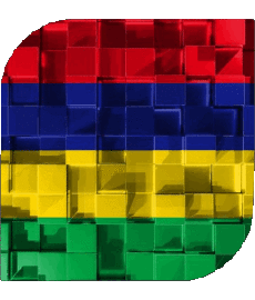 Fahnen Afrika Mauritius Platz 