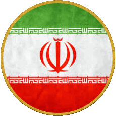 Flags Asia Iran Round 
