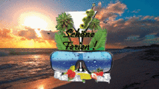 Messages German Schöne Ferien Animated Background 004 