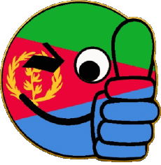 Flags Africa Eritrea Smiley - OK 
