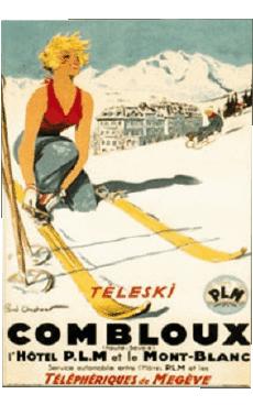 Humour - Fun Affiches Rétro - Lieux France Alpes 