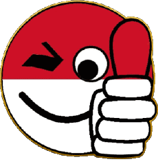 Bandiere Europa Monaco Faccina - OK 