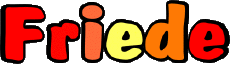 Nombre FEMENINO - Alemania F Friede 