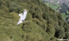 Umorismo -  Fun Sportivo Paracadutismo Wingsuit Montagna 
