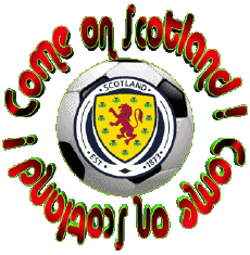 Messages Anglais Come on Scotland Soccer 