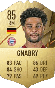 Multimedia Videospiele F I F A - Karten Spieler Deutschland Serge Gnabry 