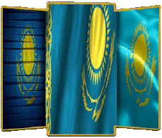 Drapeaux Asie Kazakstan Divers 