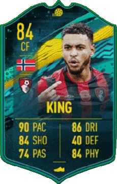 Multimedia Vídeo Juegos F I F A - Jugadores  cartas Noruega Joshua King 