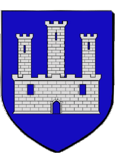 Blasón-Banderas Francia Departamentos - Ciudades 45 GIEN Blasón