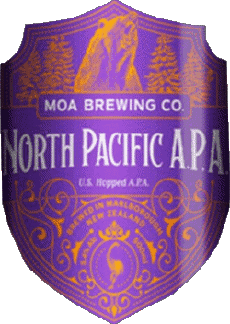 North Pacific A.P.A-Getränke Bier Neuseeland Moa 