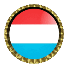 Drapeaux Europe Luxembourg Rond - Anneaux 
