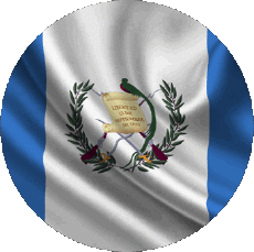 Fahnen Amerika Guatemala Runde 