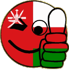 Flags Asia Oman Smiley - OK 